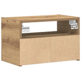 Wall-mounted Bedside Cabinets 2 pcs Artisan Oak 45x26x28.5 cm 858613