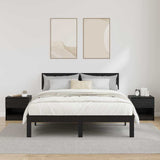 Bed Cabinet 2 pcs Black Oak 40 x 39 x 40cm Engineered Wood 880518