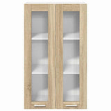 Hanging Cabinet Sonoma Oak 60 x 31 x 100 cm Engineered Wood 884388