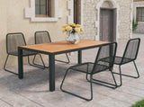 Dining Set Black and Brown 3060126