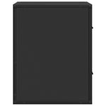 ZNTS Wall-mounted Bedside Cabinets 2 pcs Black 40x31x39.5 cm 848725