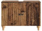 Bathroom Sink Cabinet ALKMAAR Old Wood 59.5 x 31.5x 59 cm 896133