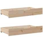 Bed Frame without Mattress 120x200 cm Solid Wood Pine 3309842