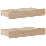 Bed Frame without Mattress 120x190 cm Small Double Solid Wood Pine 3309866