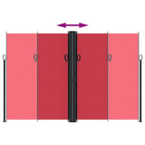Retractable Side Awning Red 220x1200 cm 4004867