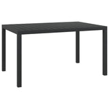 Garden Dining Set Black, Brown 3200601