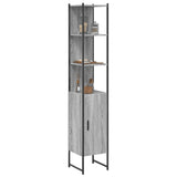 Bathroom Cabinet Grey Sonoma 33x33x185.5 cm Engineered Wood 842474
