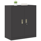 Storage Cabinet Black 80 x 40 x 90 cm Steel 891682
