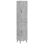 Highboard Concrete Grey 34.5x34x180 cm Engineered Wood 3199125