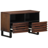 TV Cabinet Brown 70x34x46 cm Solid Wood Mango 377443