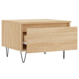 Coffee Tables 2 pcs Sonoma Oak 50x46x35 cm Engineered Wood 830867