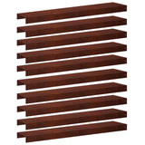 Garden Cover Profile 10 pcs 100 x 20 x 5 cm Weathering Steel 8012933