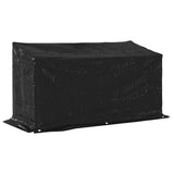 Firewood Rack with Rain Cover 200.5x80.5x110.5 cm Galvanised Steel 4104946