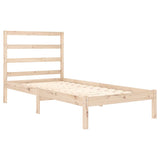 Bed Frame without Mattress 90x190 cm Single Solid Wood 3104898