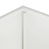 Garden Planter 2 pcs White 40 x 30 x 40 cm Cold-rolled Steel 8005473