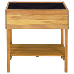 Raised Garden Planter 78.5x58.5x78.5 cm Solid Acacia Wood 46584