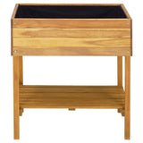 Raised Garden Planter 78.5x58.5x78.5 cm Solid Acacia Wood 46584
