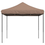 ZNTS Foldable Party Tent Pop-Up Brown 292x292x315 cm 4004918