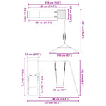 Outdoor Playset Impregnated Wood Pine 3155956