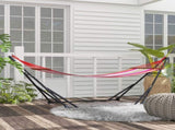 Foldable Hammock, Portable Hammock with Metal Frame, 2 in 1 Hammock Net, Hammock Chair T3398P328381