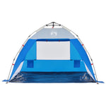 ZNTS Beach Tent 2-Person Azure Blue Quick Release Waterproof 4005299
