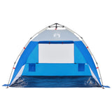 ZNTS Beach Tent 2-Person Azure Blue Quick Release Waterproof 4005299