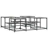 Coffee Table Grey Sonoma 121x121x40 cm Engineered Wood 839071