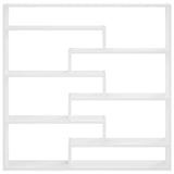 Wall Shelf White 103 x 17 x 102 cm Engineered Wood 8015016