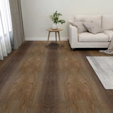 Self-adhesive Flooring Planks 55 pcs PVC 5.11 m Brown 324667