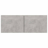 4 Piece TV Cabinet Set Concrete Grey 80x30x30 cm Engineered Wood 3079060