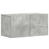 5 Piece TV Cabinet Set Concrete Grey Engineered Wood 3079073