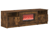 Electric Fireplace Smoked Oak 98 x 28.5 x 40.5 cm 8021195