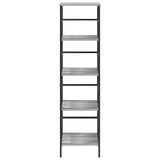 Bookshelf Grey Sonoma 40 x 29.5 x 149 cm Engineered Wood 883913