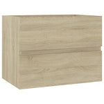 ZNTS Bathroom Furniture Set Sonoma Oak Engineered Wood 3071588
