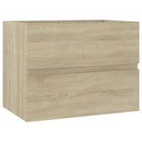 ZNTS Bathroom Furniture Set Sonoma Oak Engineered Wood 3071588