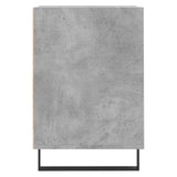 TV Cabinet Concrete Grey 100x35x55 cm Engineered Wood 831328