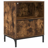Bedside Cabinet Smoked oak 49 x 36 x 61 cm Engineered wood 883484