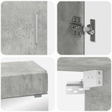 Bathroom Furniture Set TULUM 3 pcs Concrete Grey 3398037