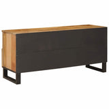 TV Cabinet with Drawer Brown 100 x 33 x 46 cm Solid Mango Wood 4018062