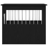 Dog Crate Furniture Black Oak 55x75x65 cm Engineered Wood 862175
