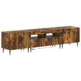 5 Piece LED TV Cabinet Smoked Oak Engineered Wood 3416522