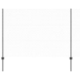 Welded Wire Fence 100 x 1.5 m PVC-Coated Steel Grey 3336942