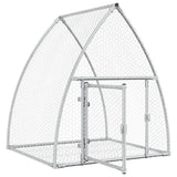 Rabbit Hutch Silver 105x100x120 cm Galvanised Steel 3281527