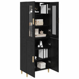Highboard Black Oak 69.5 x 34 x 180 cm 3416199