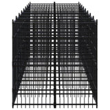 Outdoor Dog Kennel Steel 14.75 m 3097943