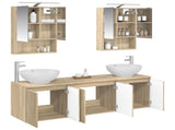 Bathroom Cabinet Set 5 pcs Sonoma Oak Engineered Wood 3406481