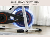Exercise Bike, 8kg Flywheel Stationary Bike Indoor Cycling Machine with Adjustable Resistance Seat T3398P376865