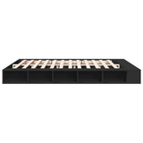 Bed Frame without Mattress Black 200x200 cm 3280448