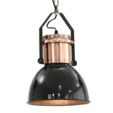 Ceiling Lamp Set of 2 Black and Copper Metal Medium 50868