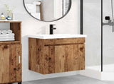 Bathroom Vanity Unit with Tap Old Wood 61 x 40 x 74.5 cm 889543